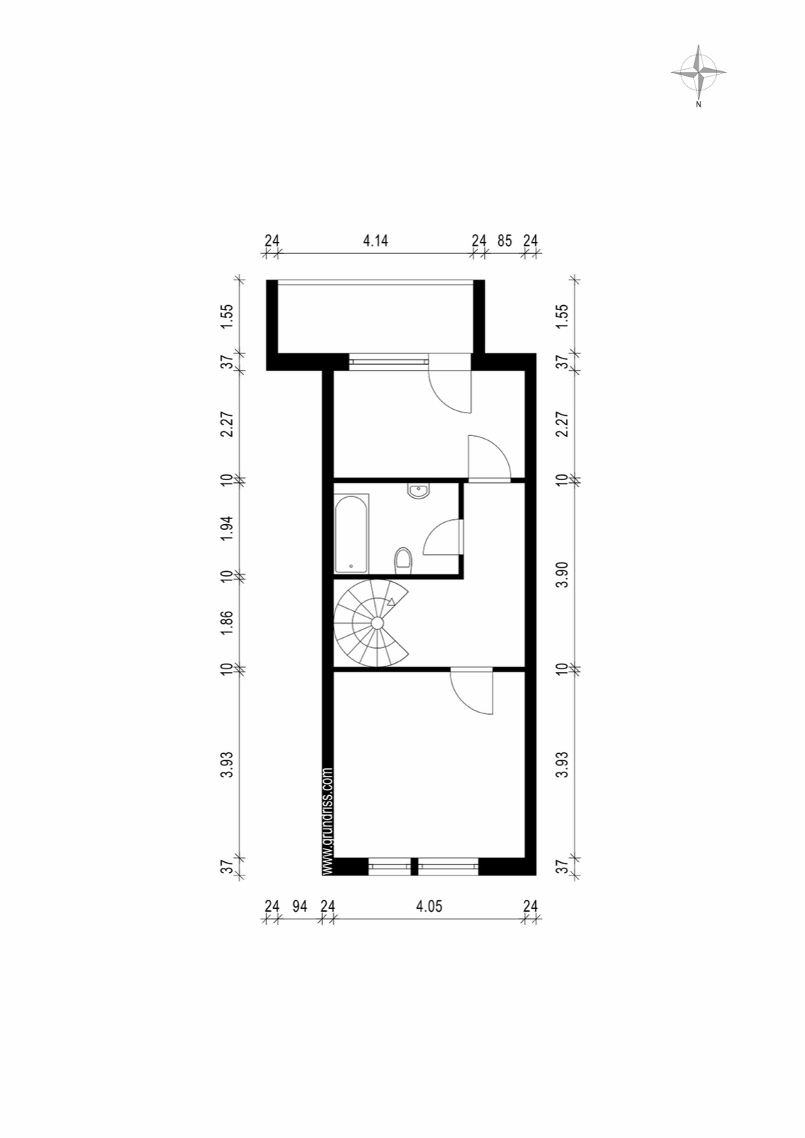 Grundriss 1. Obergeschoss
